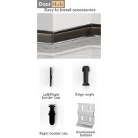 8cm Curved Recessed LED Skirting | FLL-A-12-A8 Soft-Edge Light Baseboard | DoorHub UAE